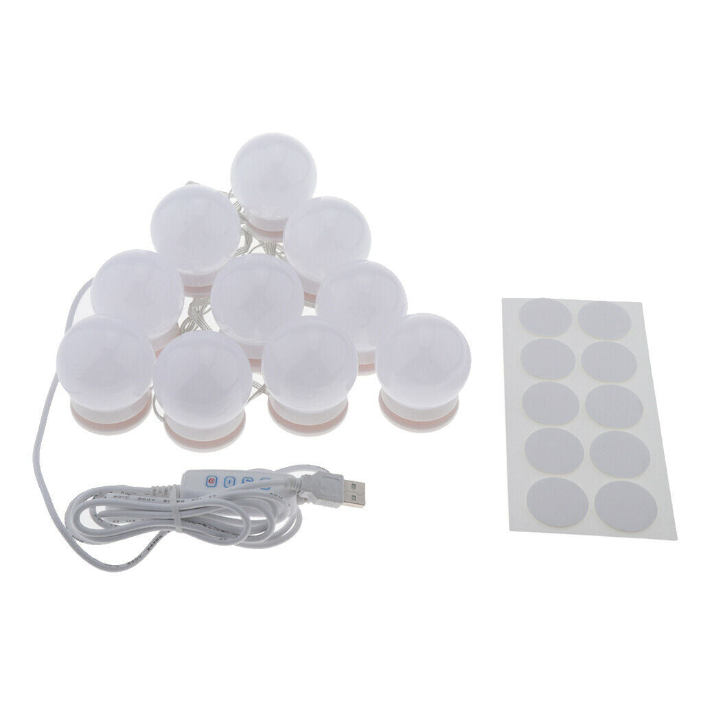 Vanity Lights Dimmable Makeup Mirror Lighting Bulbs Lamp for Hotel 3 Colors