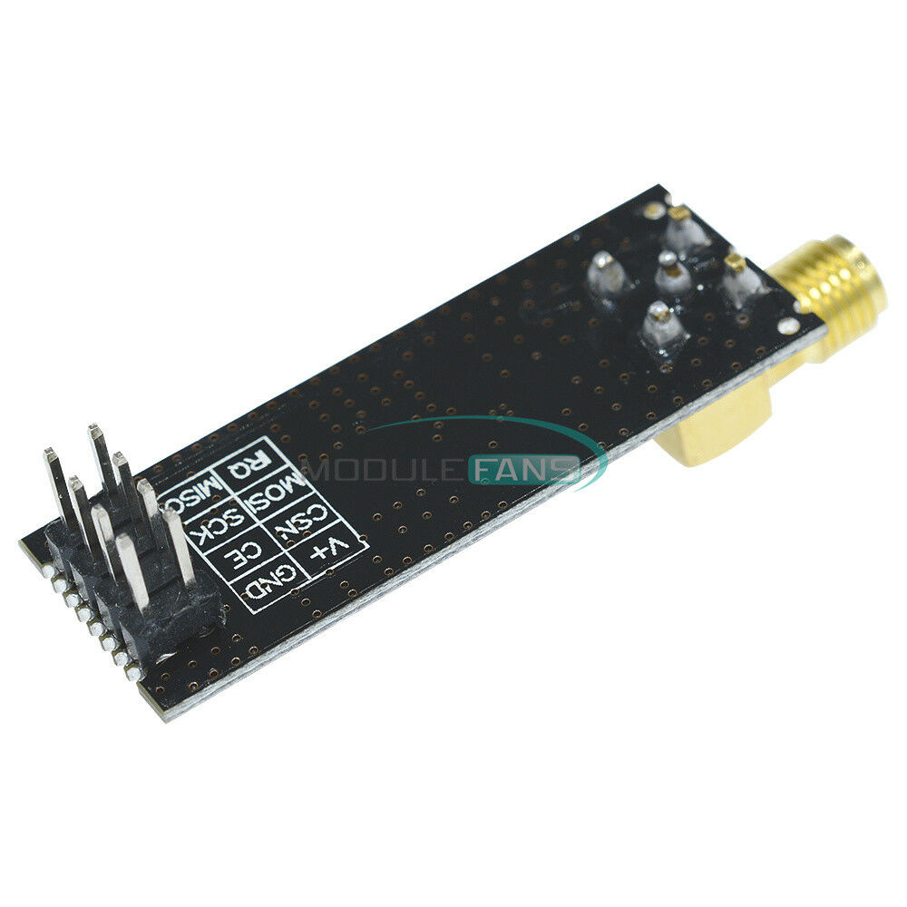 2PCS 2.4G NRF24L01+PA+LNA SMA Antenna Wireless Transceiver Communication Module