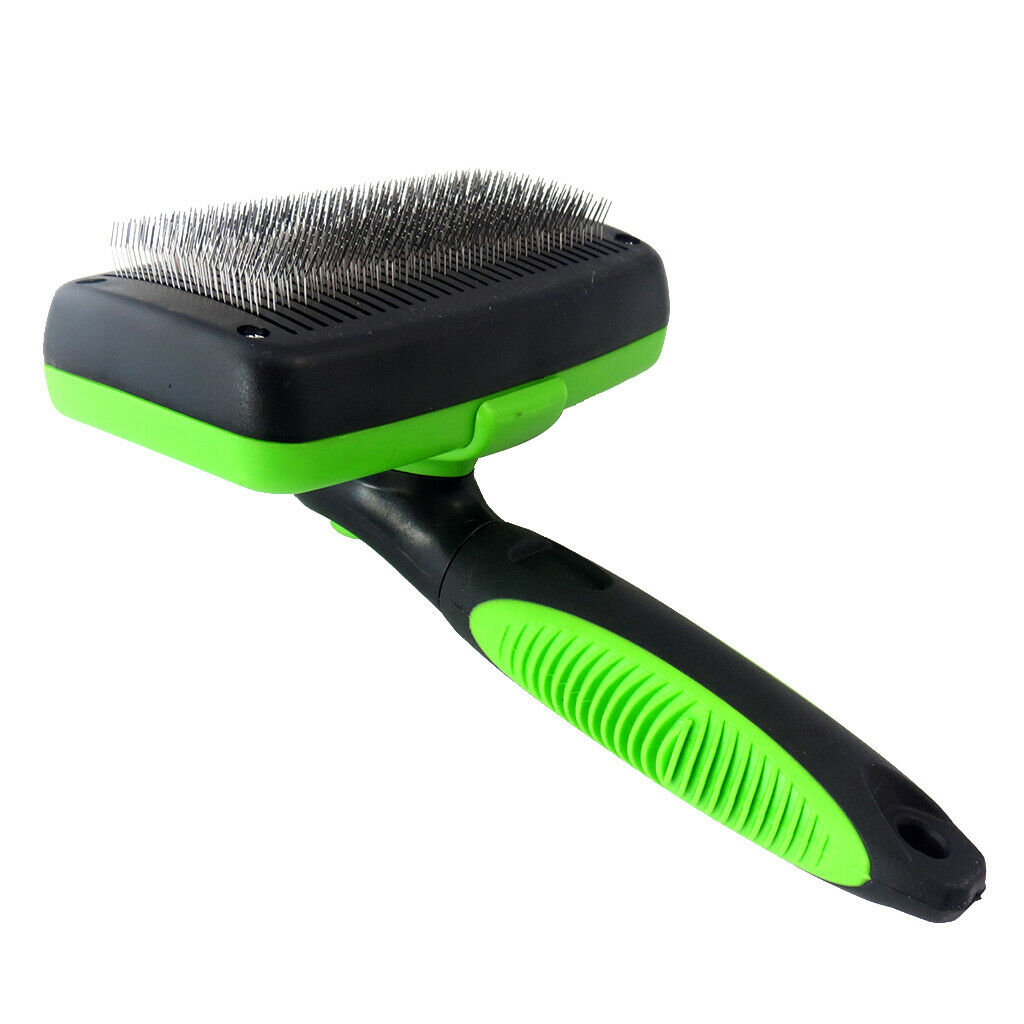 Pet Dog Grooming Brush Dematting Slicker Comb Thick Hair Knot Remove Tool