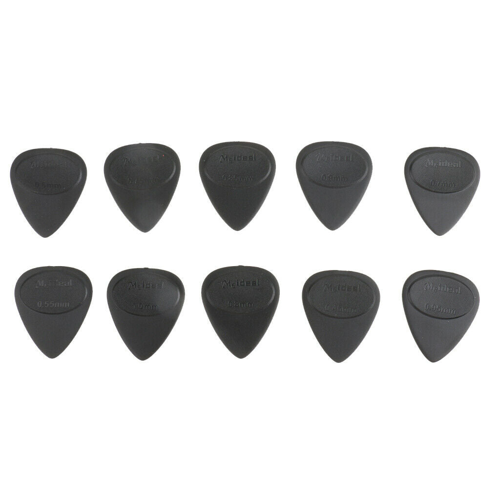 10pcs   Black   Guitar   Picks   Plectrum   for   Acoustic   Electric   Guitar