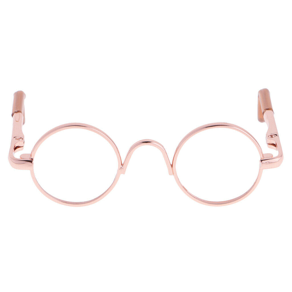 1/3 1:3 BJD Round Glasses Eyewear for SD DOD Clear BJD DIY Accessories Parts