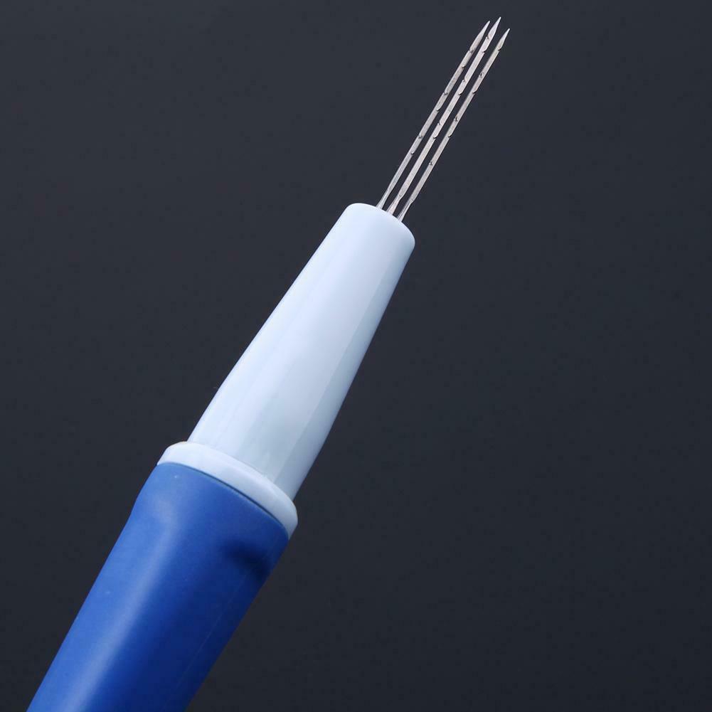 Needle Felting Handle Holder Wool Needle Felting DIY Tool with 3 Needles @