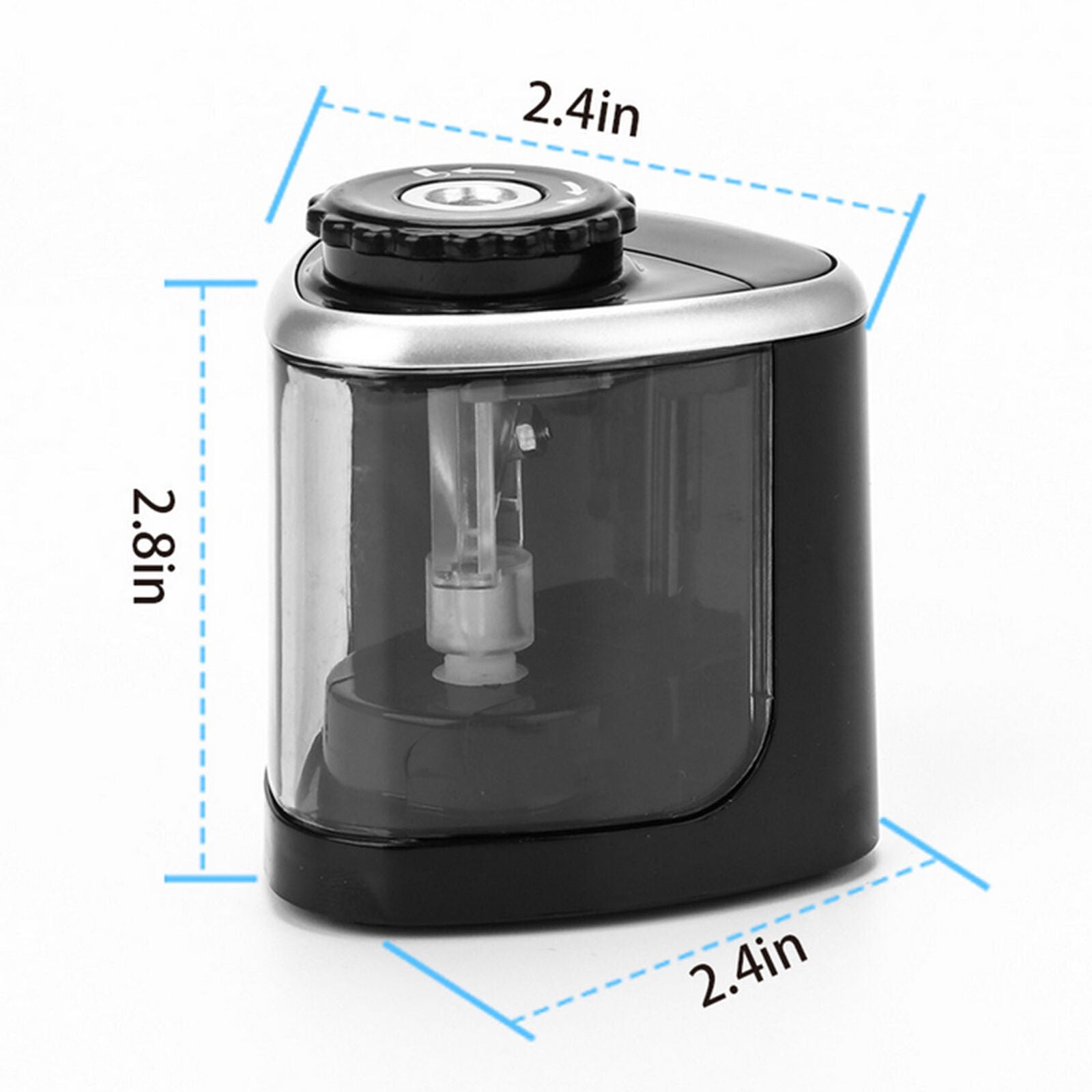Classroom Electric Pencil Sharpener Battery Powered Auto School Office Portable