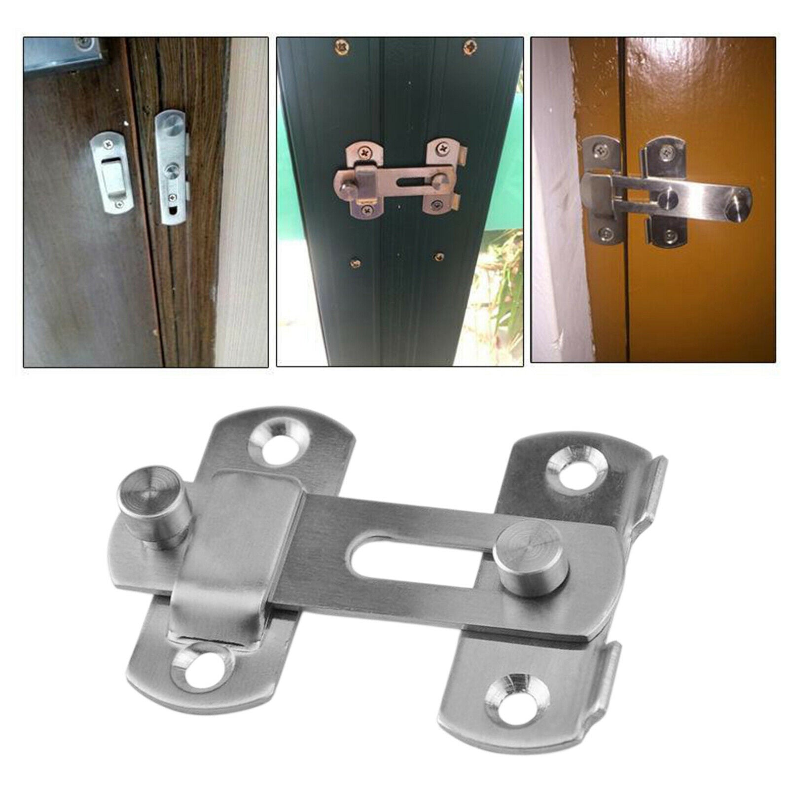 Stainless Steel Door Latch Latch Buckle For Home Bedroom Supplies Ornament S