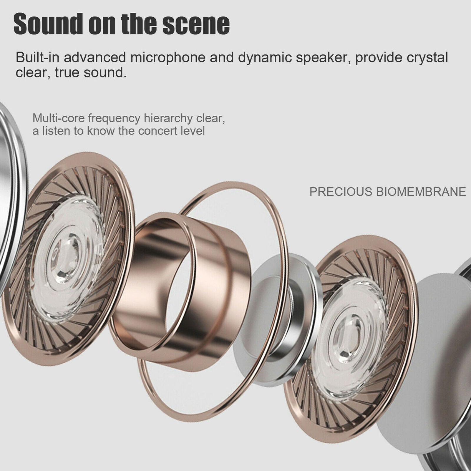 Wireless Bluetooth HD Stereo Driving Trucker Earpiece Headset Noise Cancelling