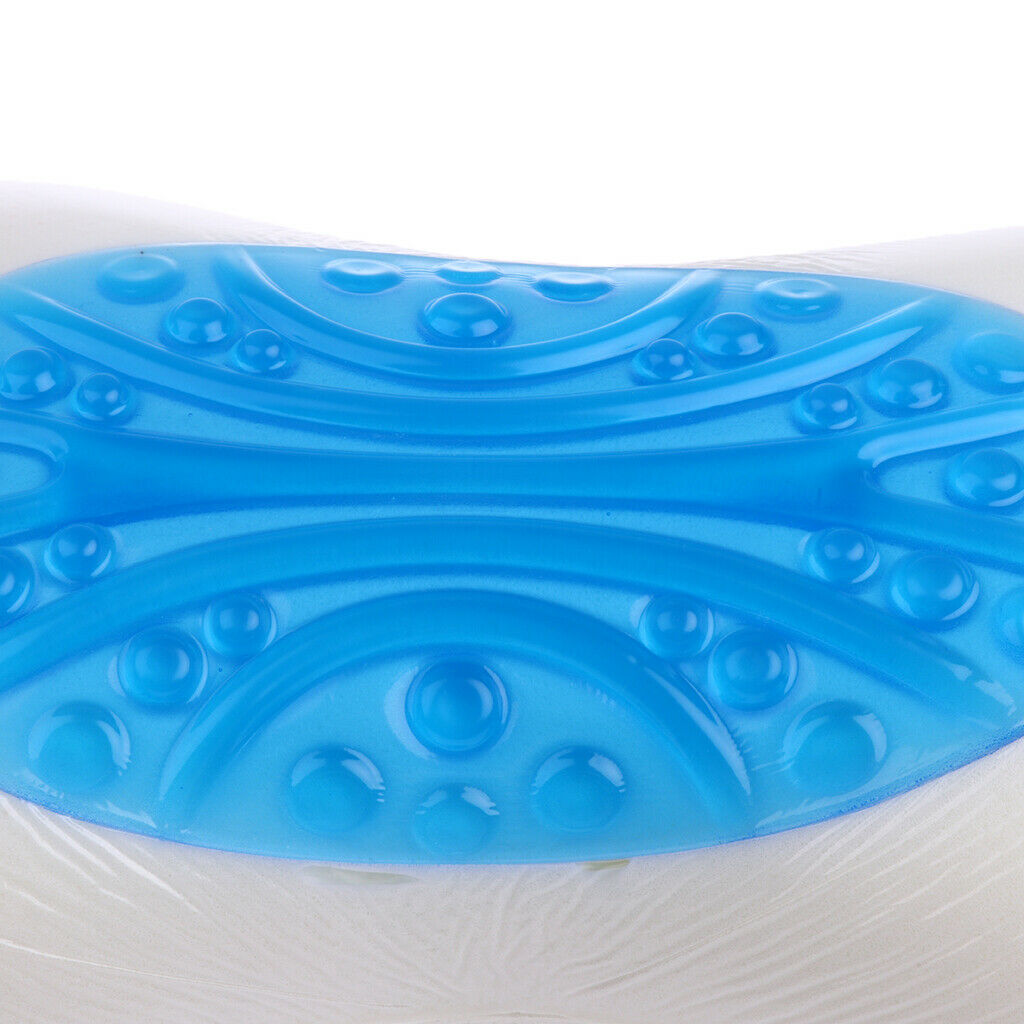 Memory Foam Cooling Neck Massage Pillow  Bone Relax Rest Pad Sleeping