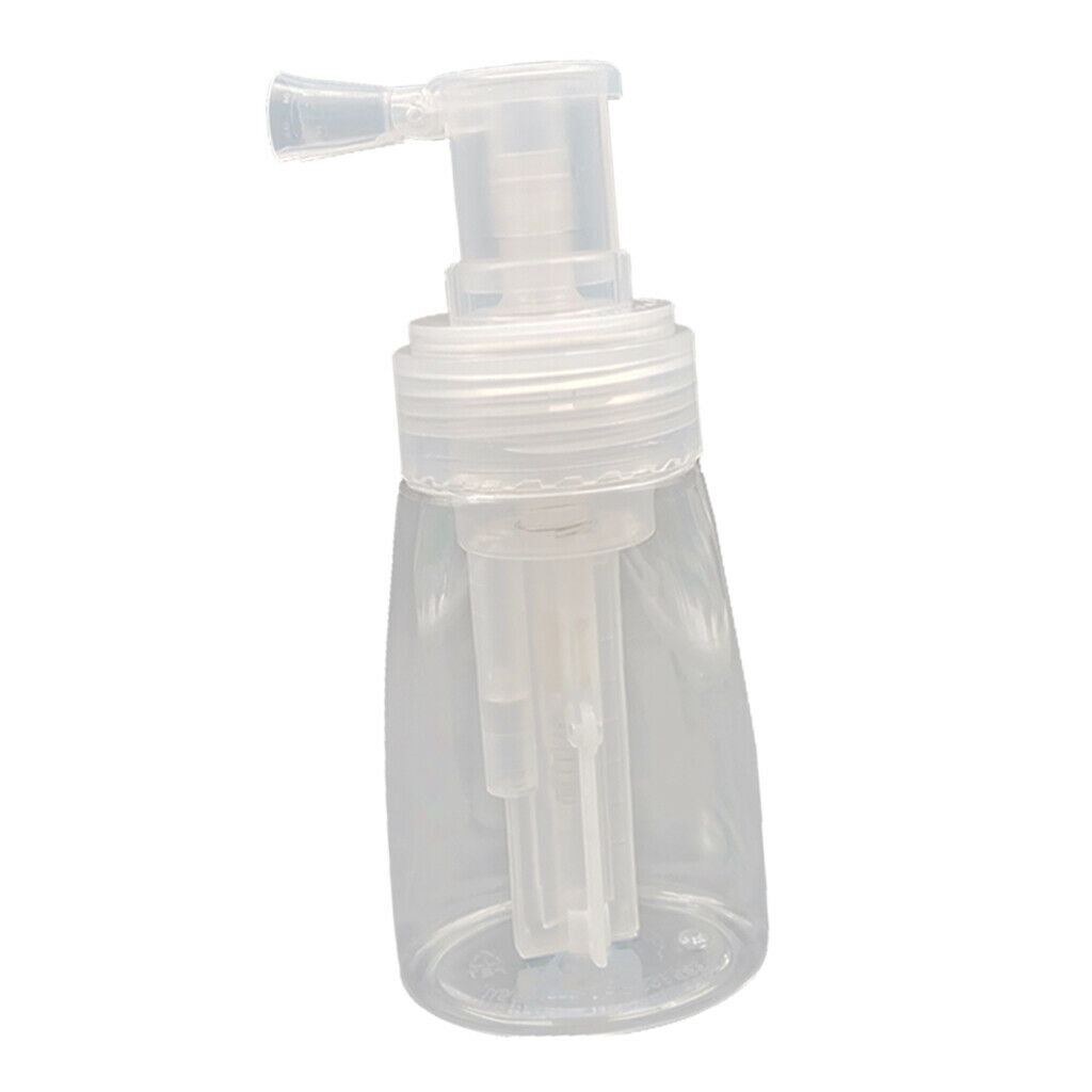 Assorted Large Head Brush With Clear Empty Glitter Powder Spray Bottles with