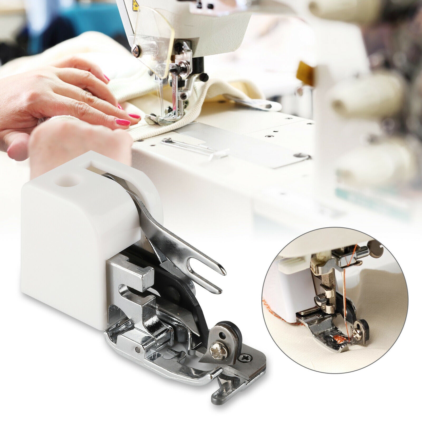 Sewing Machine Side Cutter Overlock Presser Foot Tool Household