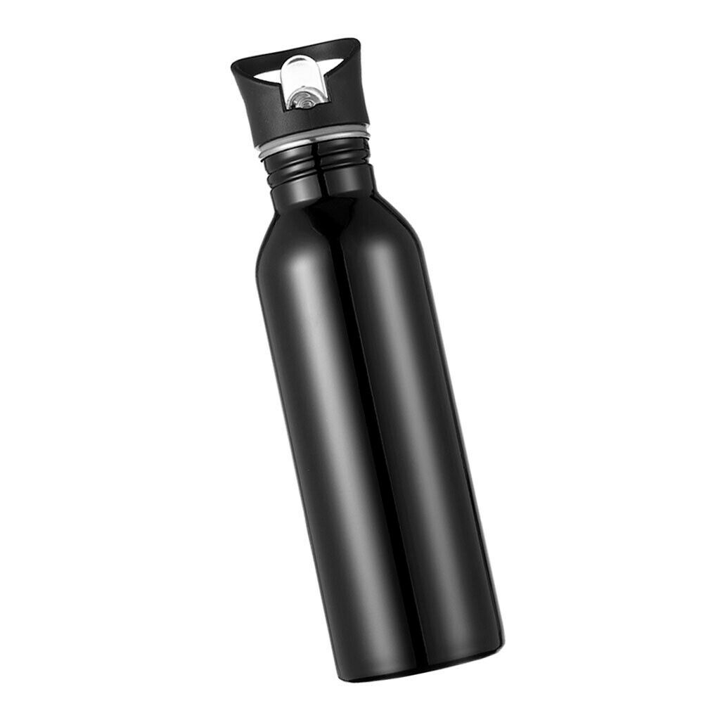 Pack of 2 Leakproof Solid Sports Water Bottle Gym 26oz Cups Suction Flask