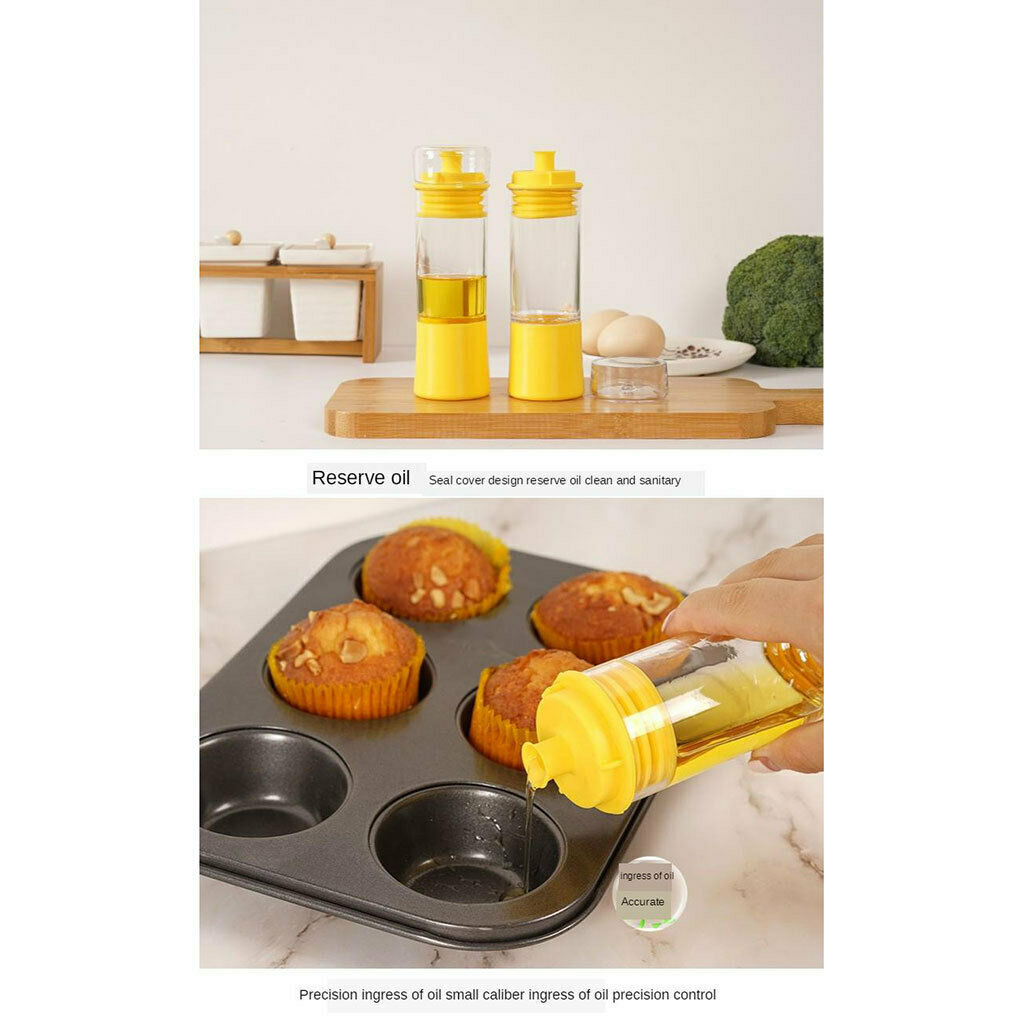 2 in 1 Basting BBQ Oil Bottle Cooking Utensils Brush Kitchen Accessories