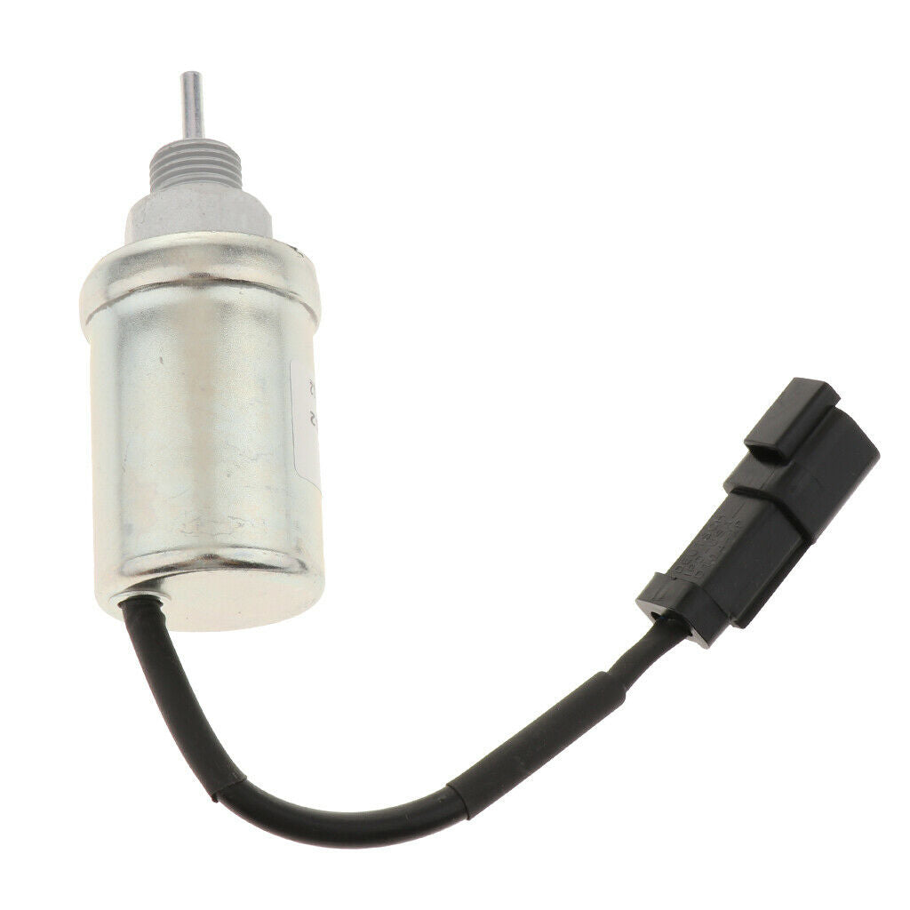 U85206452 12V Stop Solenoid - Fuel Shut Down Solenoid for Perkins HR404C-22T