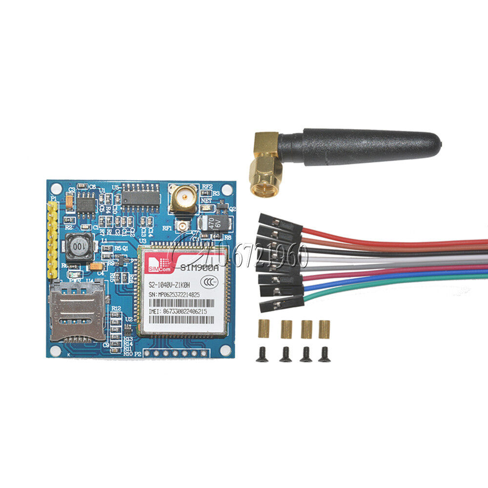 SIM900A 1800/1900 MHz Wireless Extension Module GSM GPRS Shield Board + Antenna