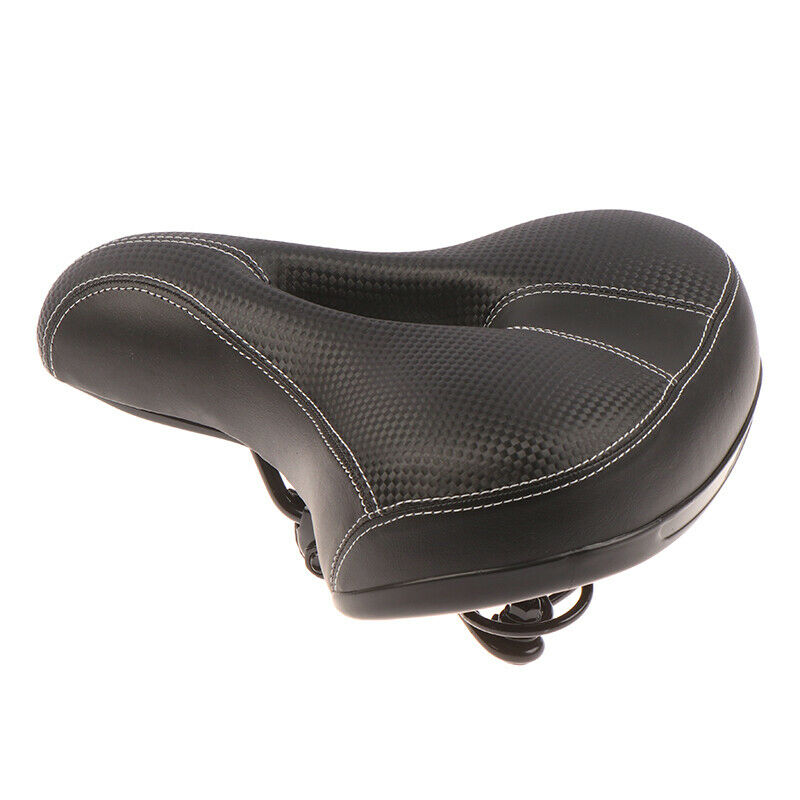 Wide Big Bicycle Saddle Seat Big Bum Soft Extra Comfort Cushion Pad Sprung GJDD