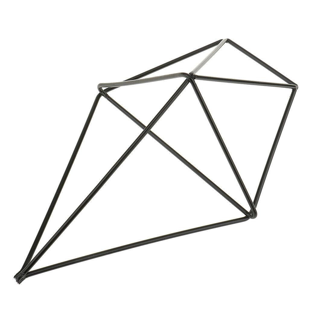 Hanging Metal Tillandsia Air Plant Rack Holder Flower Pot Black