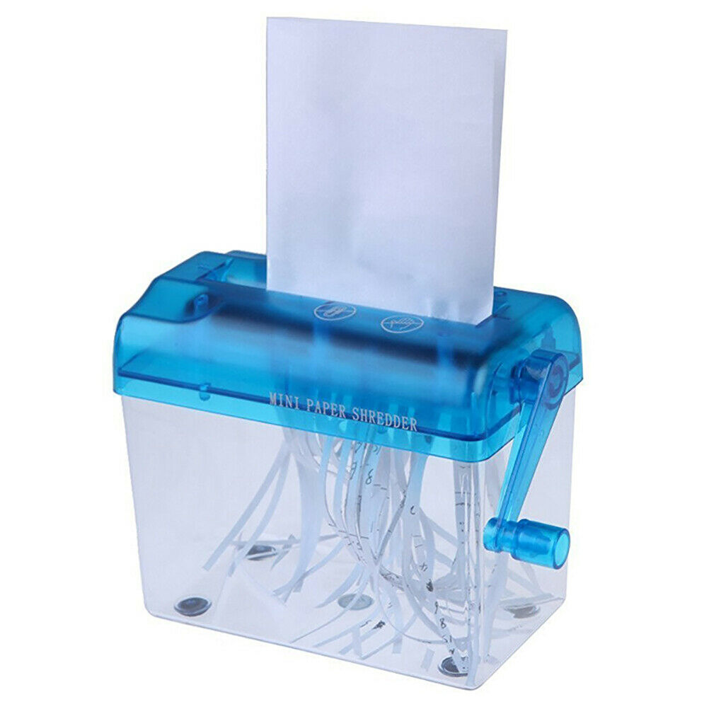 Portable Mini Shredder Manual Paper Documents Cutting Tools For Home Office