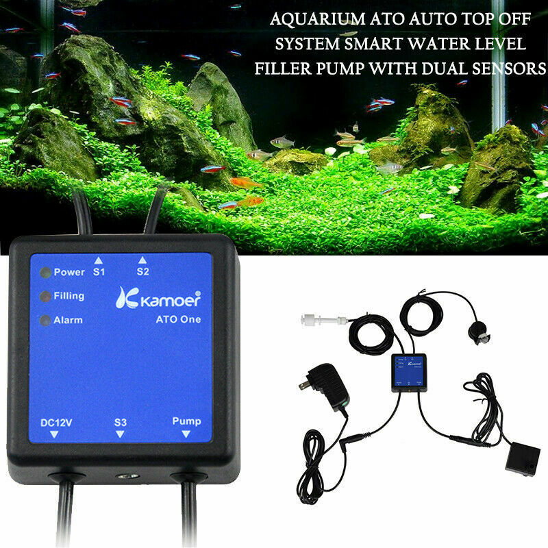 1x Aquarium ATO Auto Top Off System Smart Water Level Filler with Dual Sensors