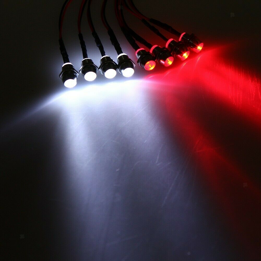 2 Sets 5mm LED Light Bulb Lamp for HSP RC Cars