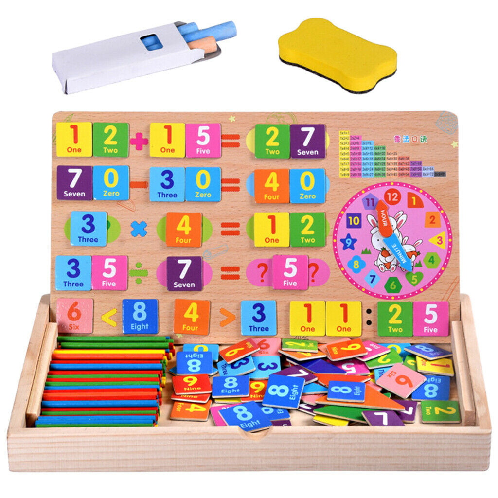 Multifunction Counting Sticks Numbers Math Children Puzzles Tangram Toys