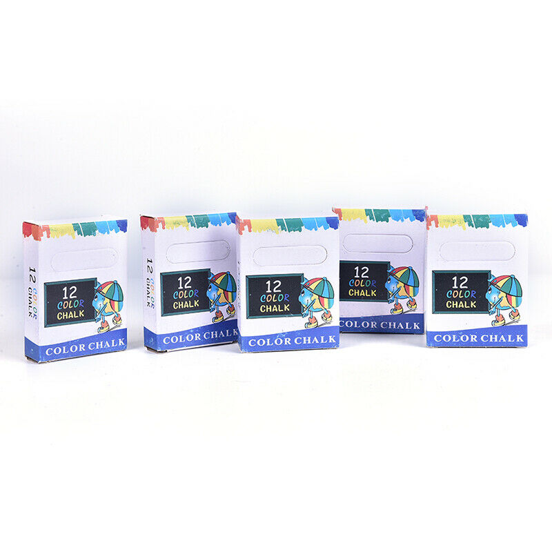 12 pc/Lot Dustless Chalk Pen Drawing Chalks For Blackboard Accessori.l8