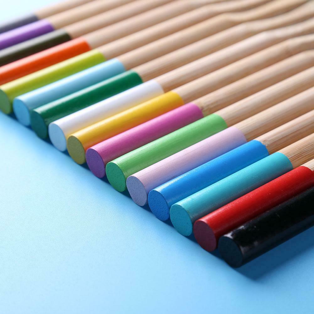 16pcs Color Bamboo Toothbrush Soft Bristle Anti Bacterial Cleaning Teeth Brush
