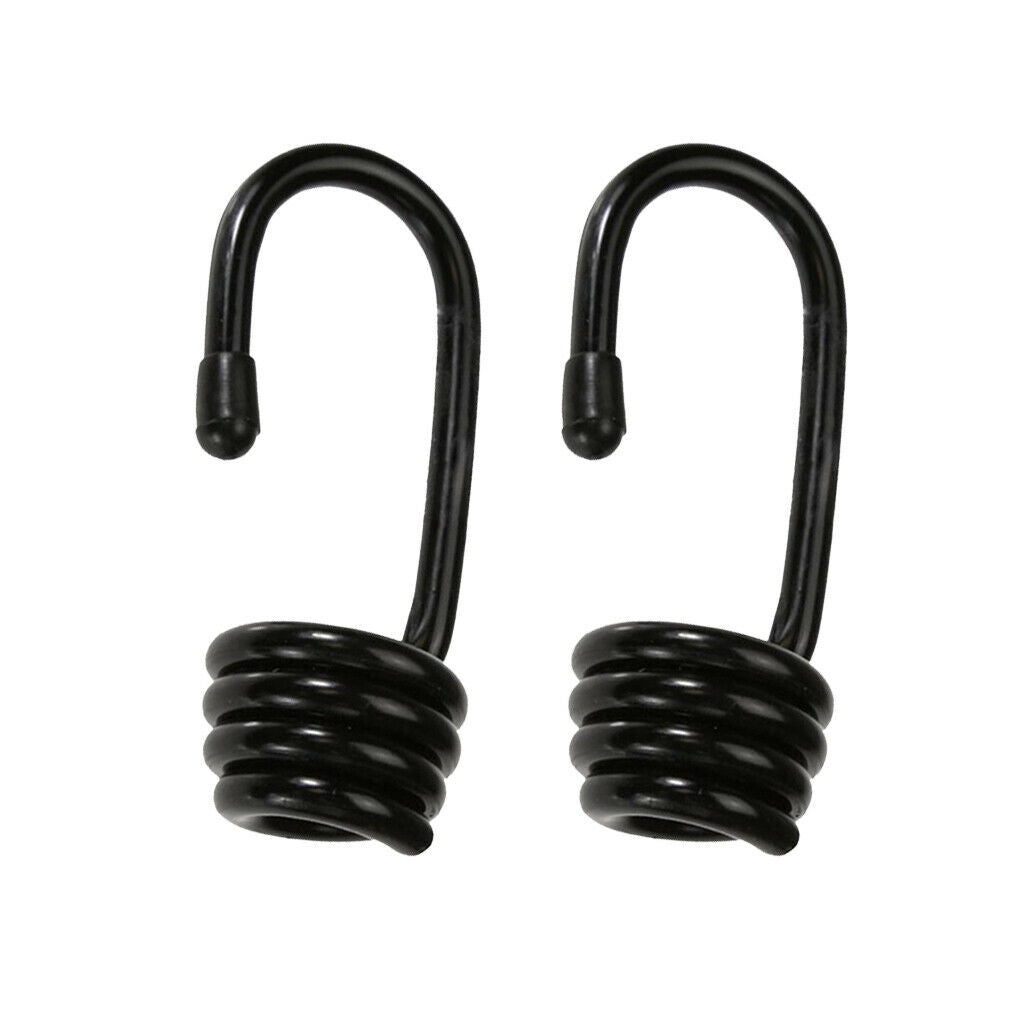 20x Heavy Duty Plastic-coated Bungee Shock Cord Hook Wire Hooks for 10mm