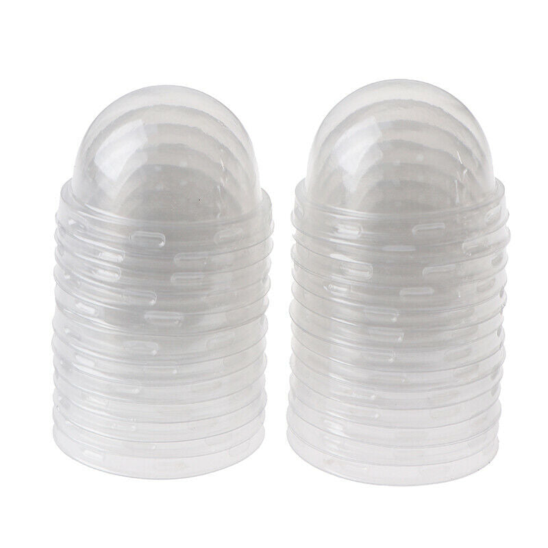 50pcs Cupcake Paper Cup Transparent Lid Cover for Baking Cups Muffin Paper CSJ
