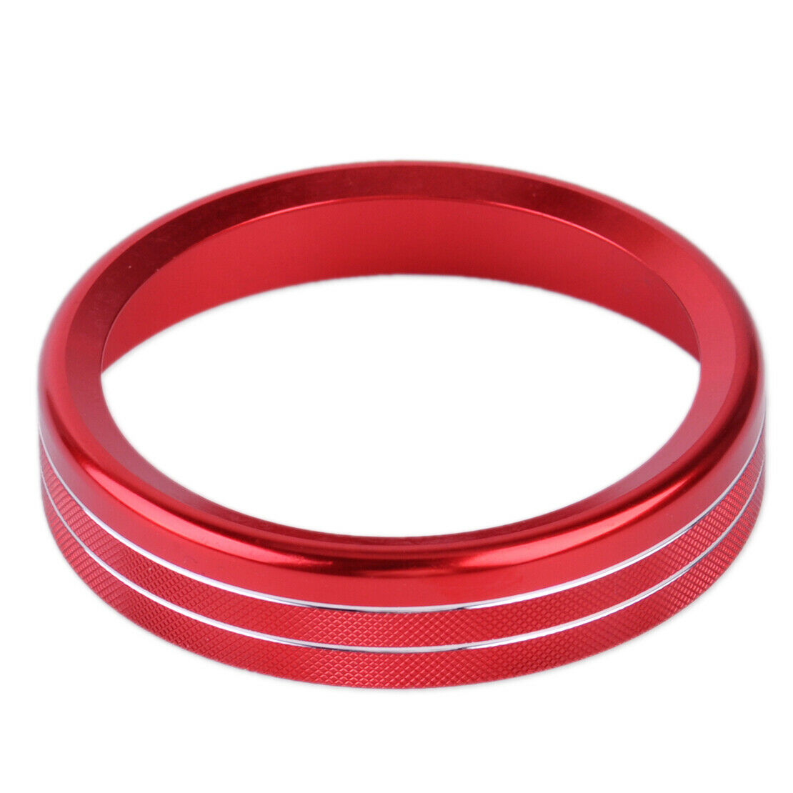 3x Red Interior Center Control Knob Cover Trim Fit for Alfa Romeo Giulia 2017 An