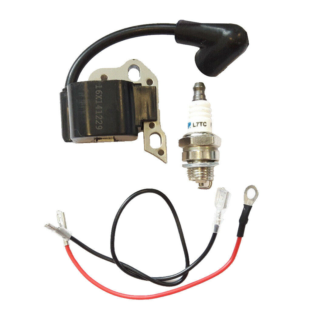 Ignition Coil Part and Spark Plug for Stihl 017 018 MS170 MS180 Chainsaw