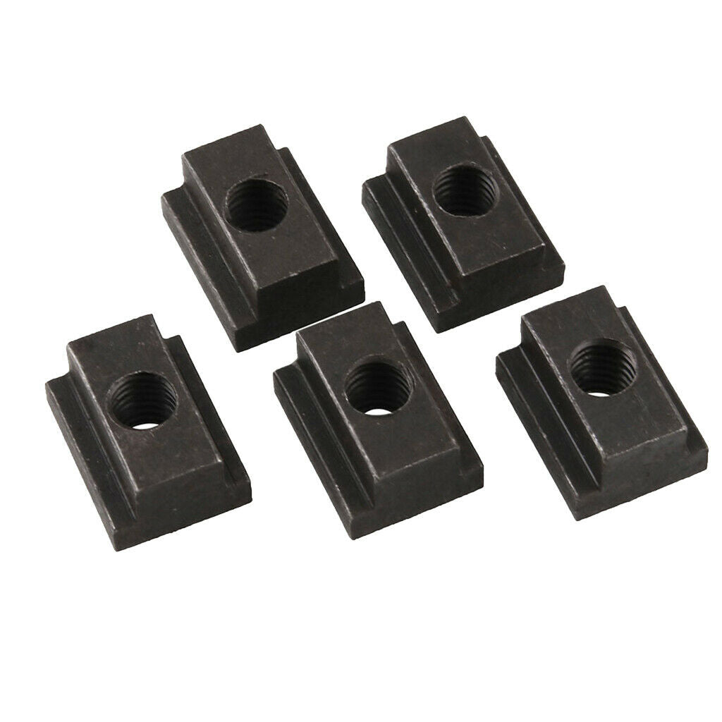Set of 5 T-Slot Nut T-nut Oxide Finish 3/8"-16 Threads for  Tacoma Truck