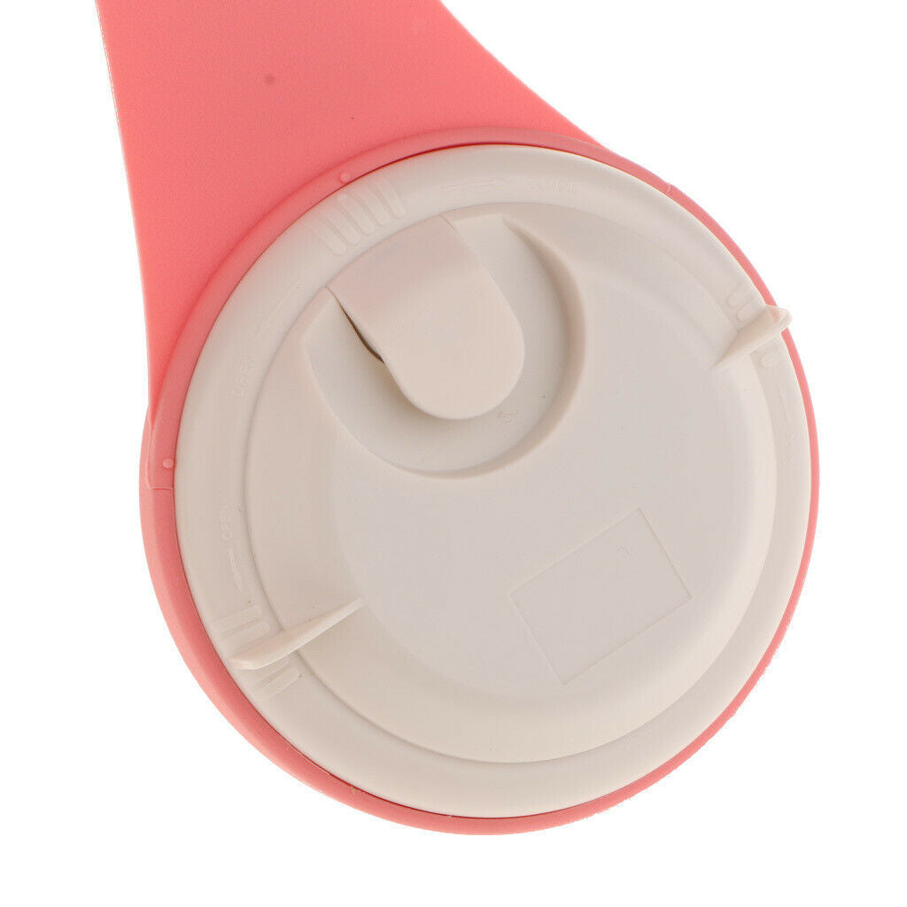 Water Resistant Bathroom Wall Clock with Quiet Sweep Movement Pink