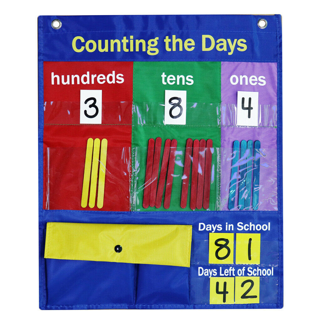 Center Pocket Chart English Learning Card Set Kids Educational Learning Toys for