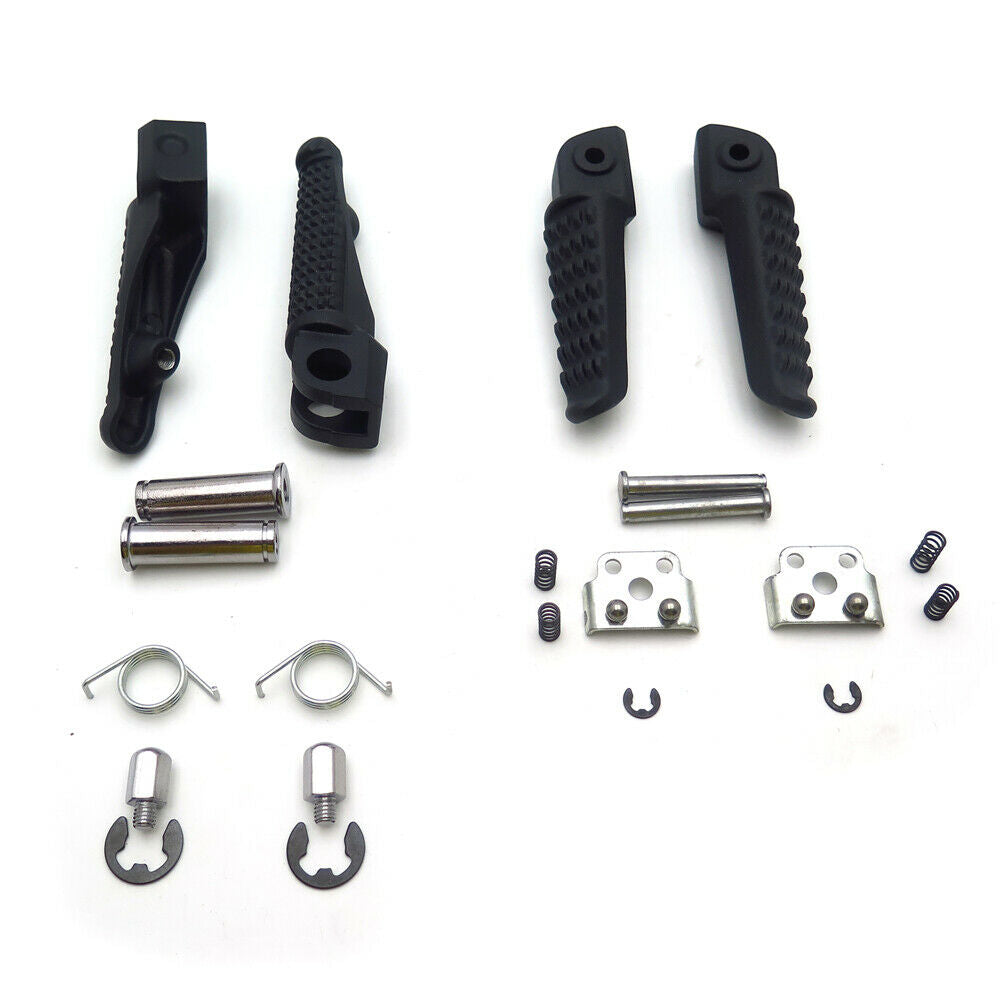 Front Rear FootPegs FOR Kawasaki ZX10R 04-11 ZX6R 03-11