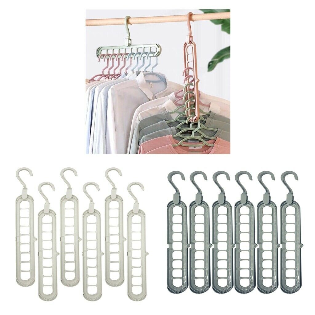 Set of 12 Clothes Hanger Plastic Suit Hangers Clothes Hanger Space Saving