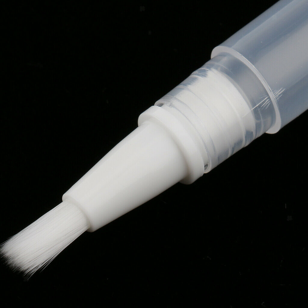 30 Pieces 3ml Plastic Twist Pen w/ Brush Cosmetic Cuticle Oil Liquid Tubes