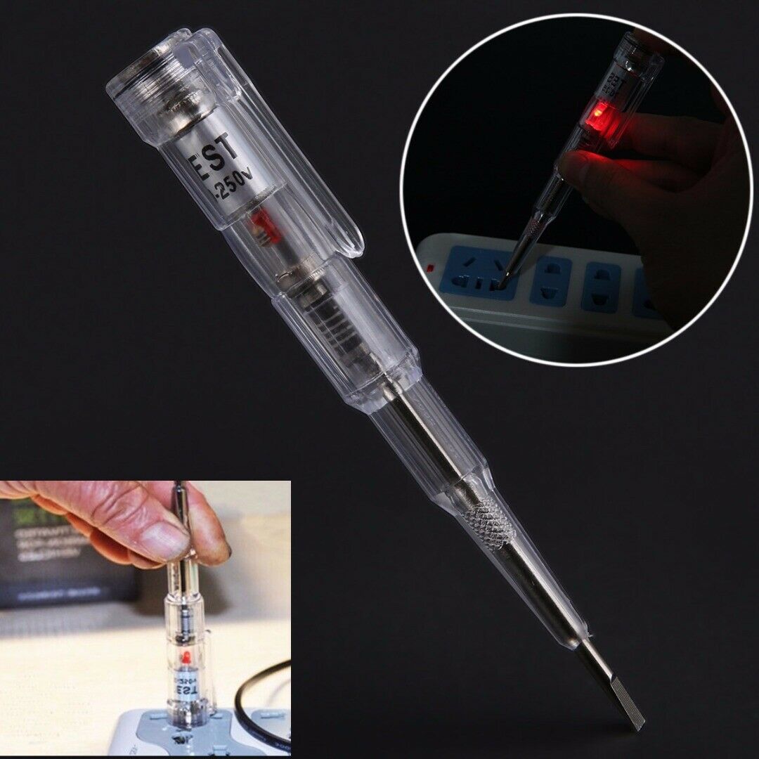 Screwdriver Voltage Test Induced Electric Tester Pen Detector Probe Pen 250V
