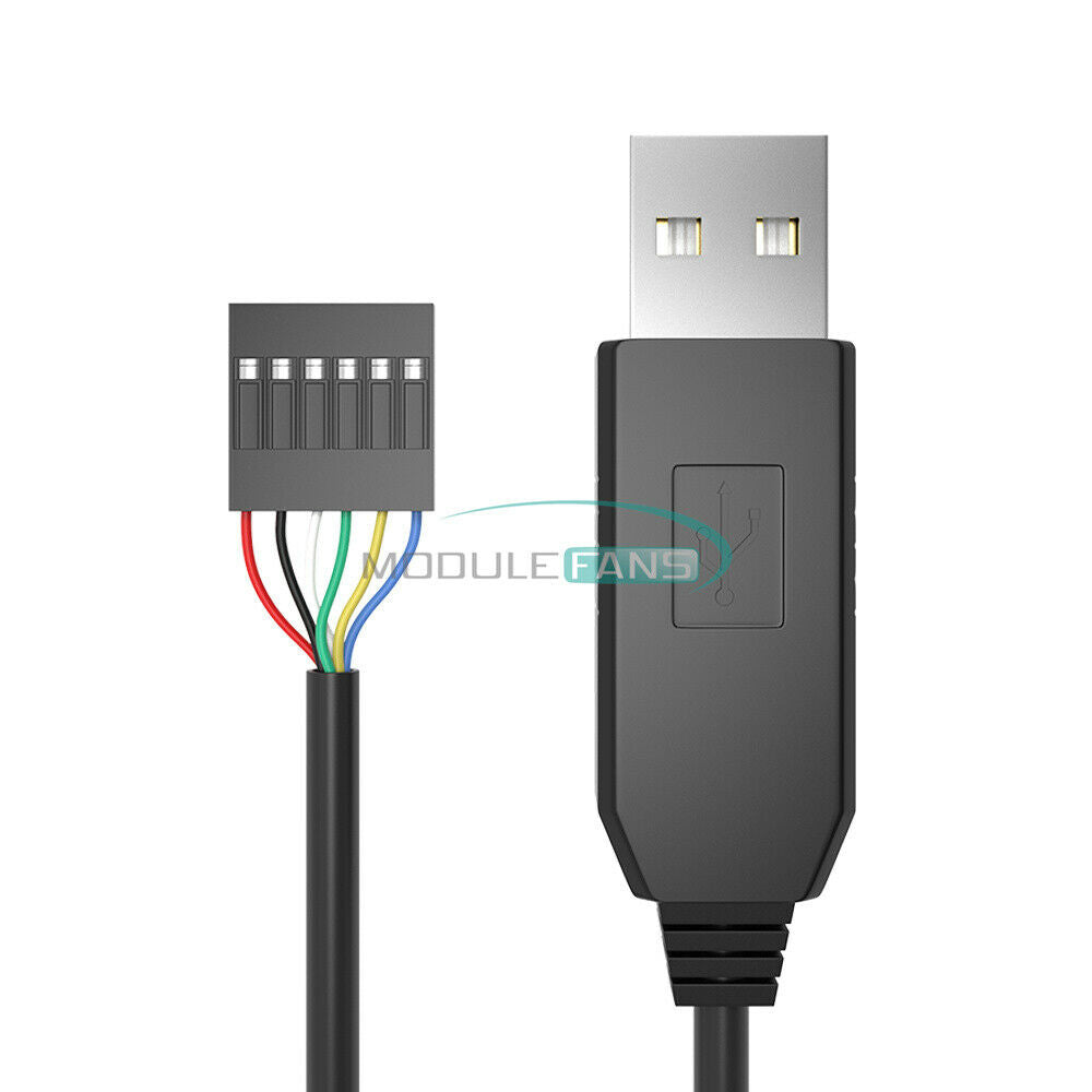 FT232RL 6Pin FTDI USB To Serial adapter Module USB TO TTL RS232  Arduino Cable