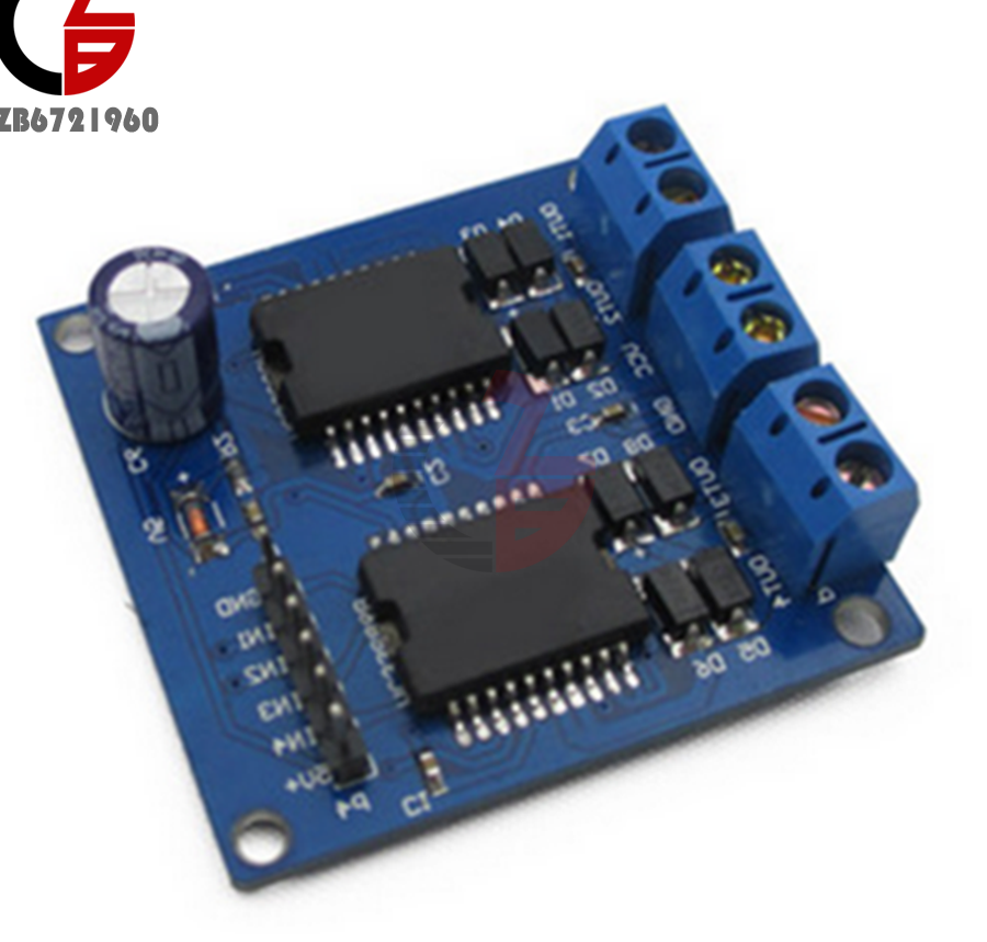 Dual MC33886 4 Output Motor Power Driver Module For Smart Car 5~12V 5A New
