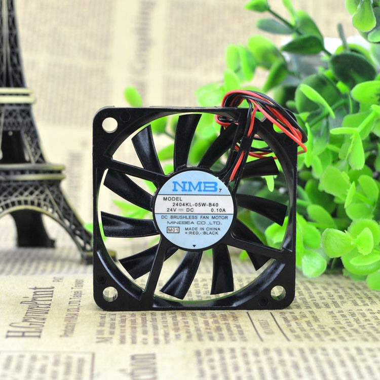 For 1pc NMB 6010 2404KL-05W-B40 FAN 24V 0.10A 2Pin