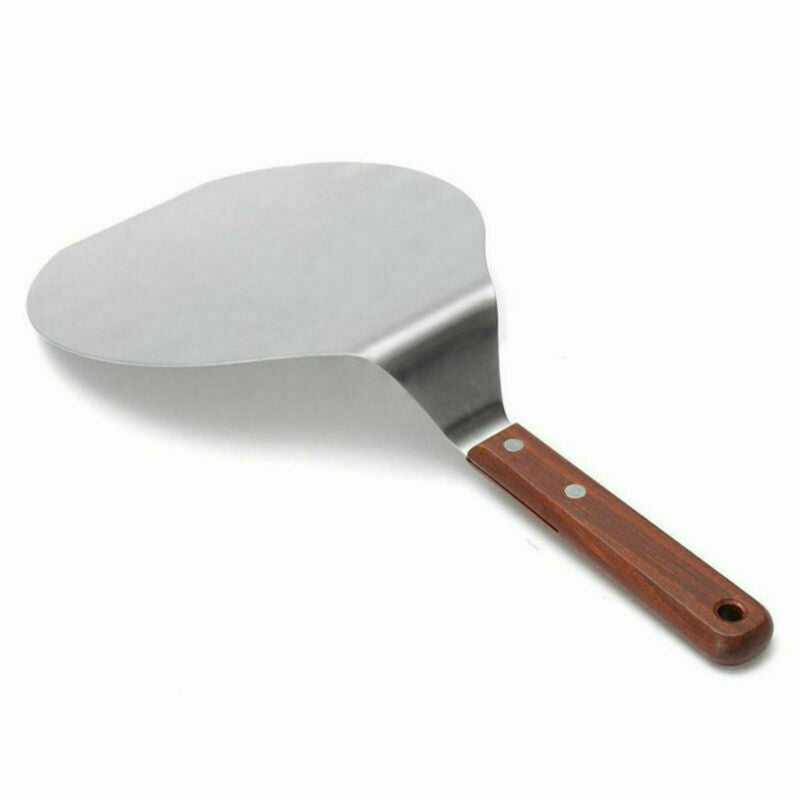 13'' Stainless Steel Pizza Peel Shovel Baking Tray Spatula Cake Lifter Paddle