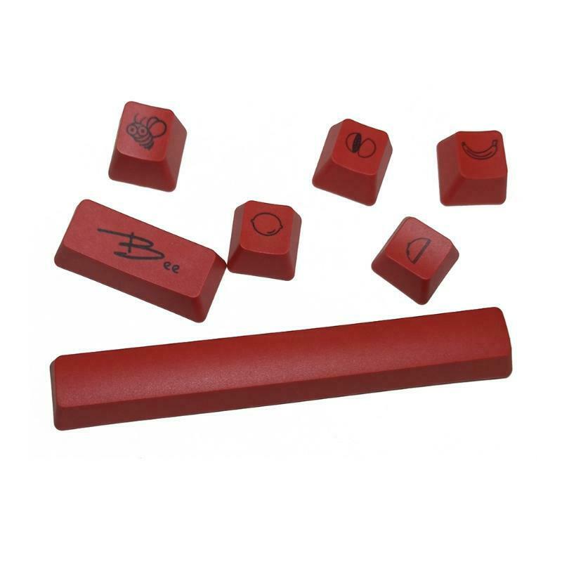 Little Bee Keycap PBT 6.25U Space Keycap Set 5 Sides Dye Upgrade Keycap Keycap