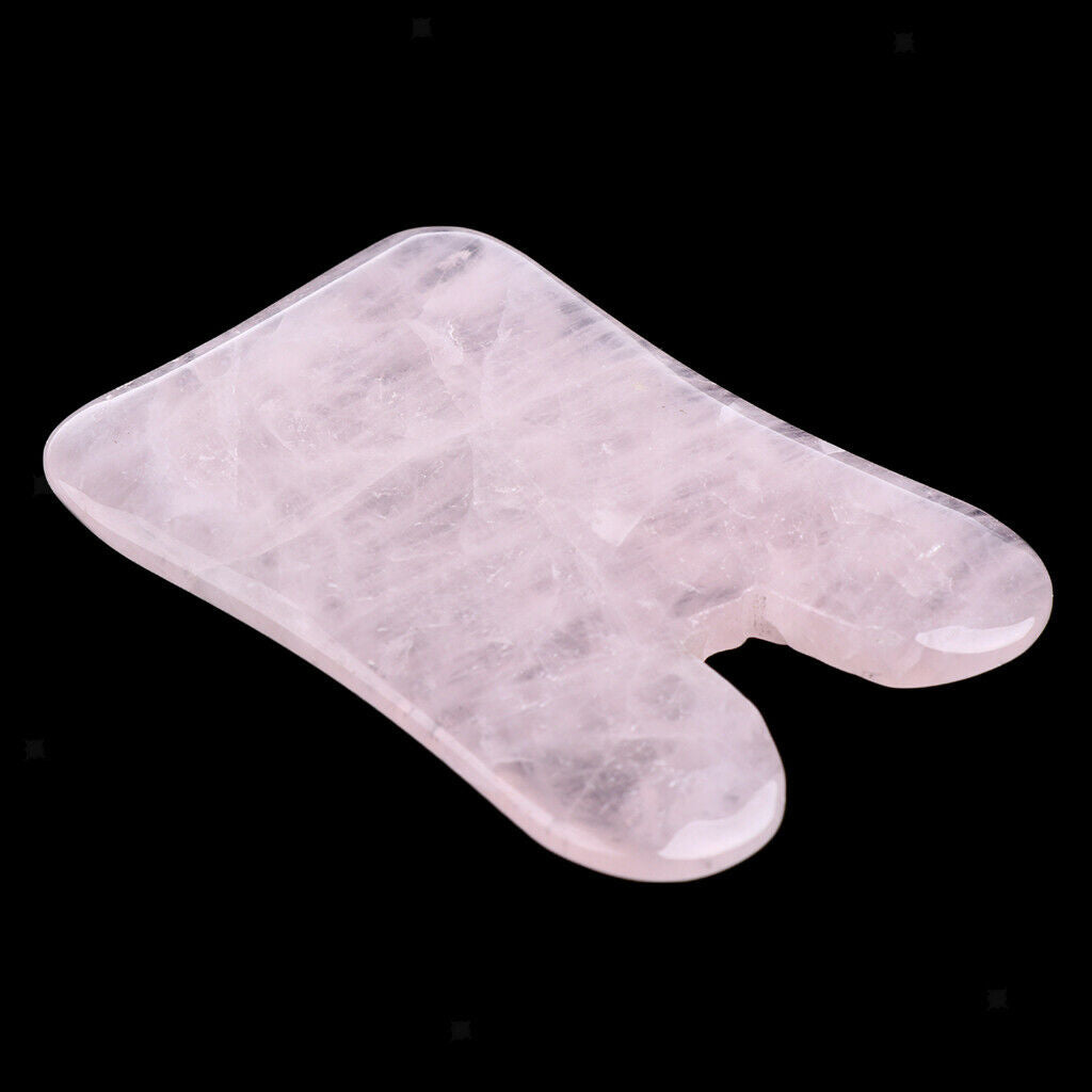 2 Pieces Natural Jade Guasha Board Salon Gua Sha Scraping Face Massage SPA