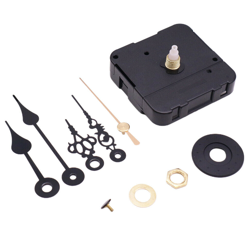 Sweep Quartz Wall Clock Movement DIY Repair Tool 15Inch Total Shaft Length