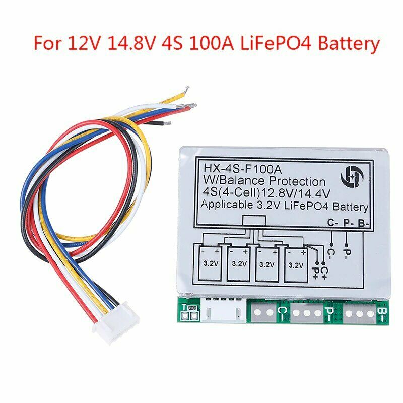 4 Series 12.8V Lithium Protection Board 14.8V Lithium Battery Protection Board