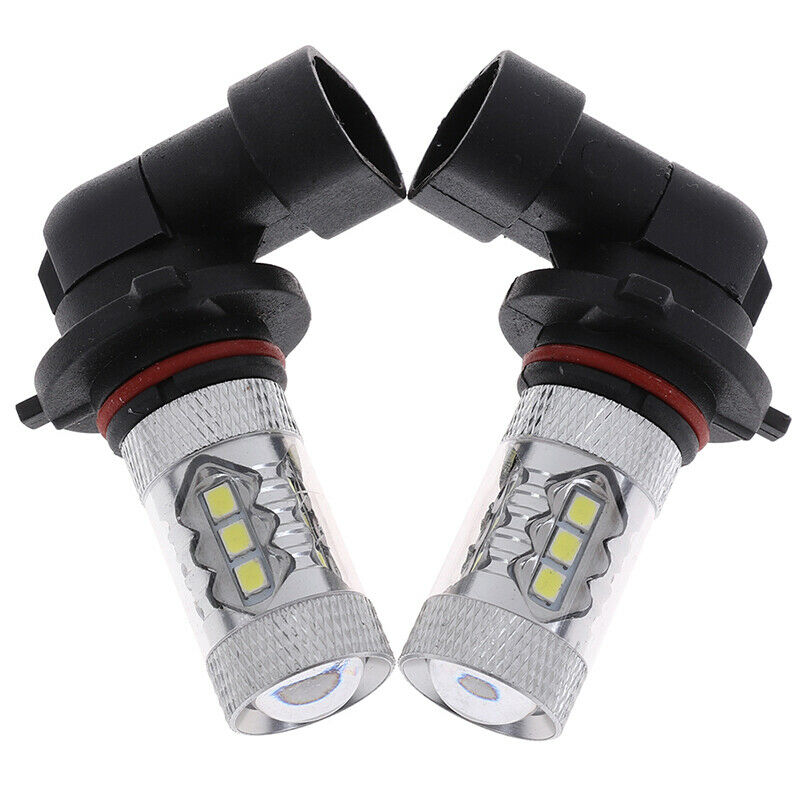 2x Super Bright White LED 9006 HB4 High Power 80W Fog Light Driving Bulbs DRL Rf