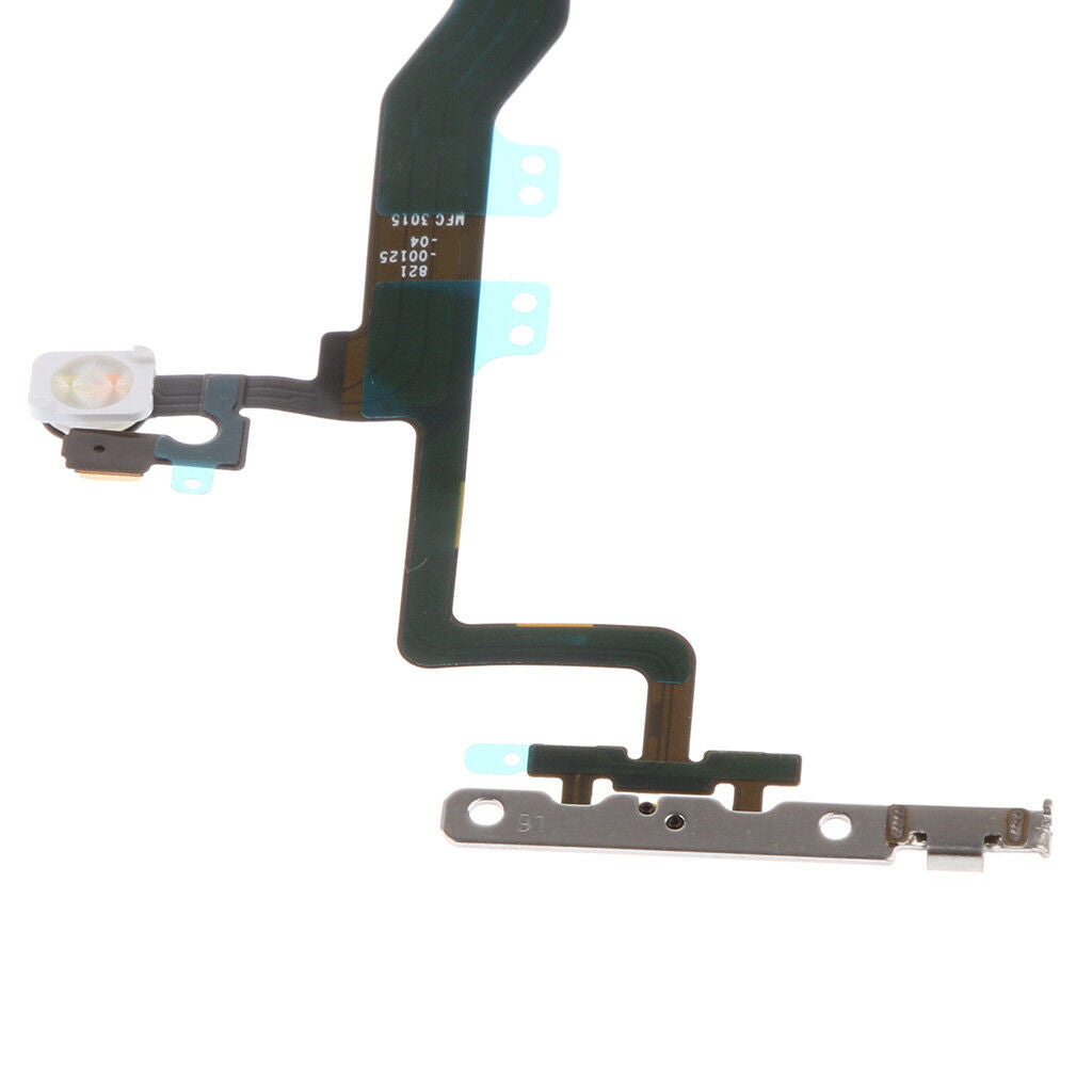 Power Button Volume Control Flash Light Flex Cable and Bracket for   6s