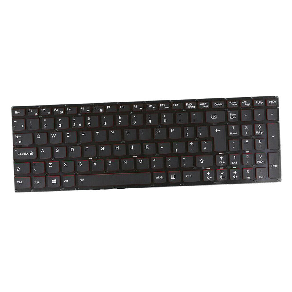 US English Layout Full Keyboard with Red Backlit for Lenovo Y50-70 Laptop
