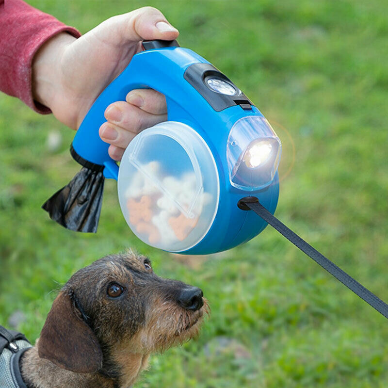 Leash Retractable for Dog Multifunction 6-en-1 - New