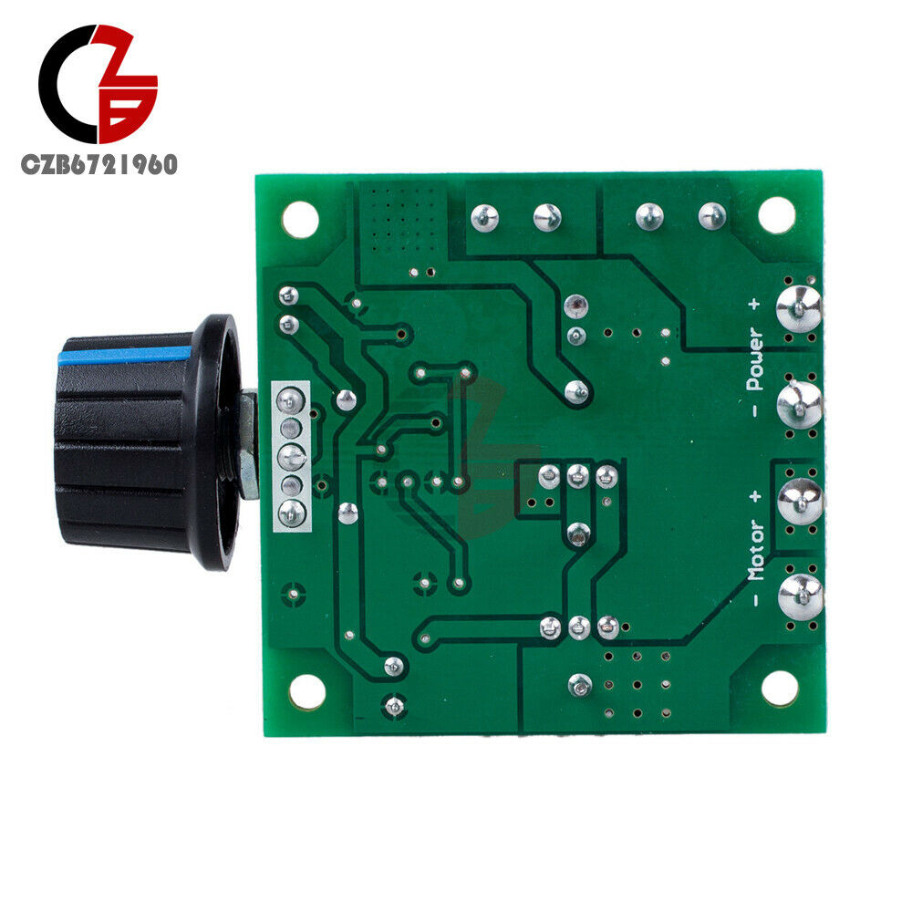 2PCS 10A PWM DC Motor Speed Switch Controller Voltage Regulator Dimmer 12V~40V