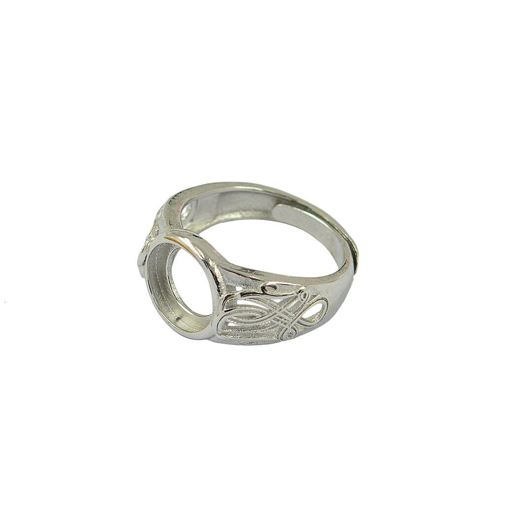4pcs Brass Ring Blanks Cabochon Settings Ring Findings Round DIY 10/12mm