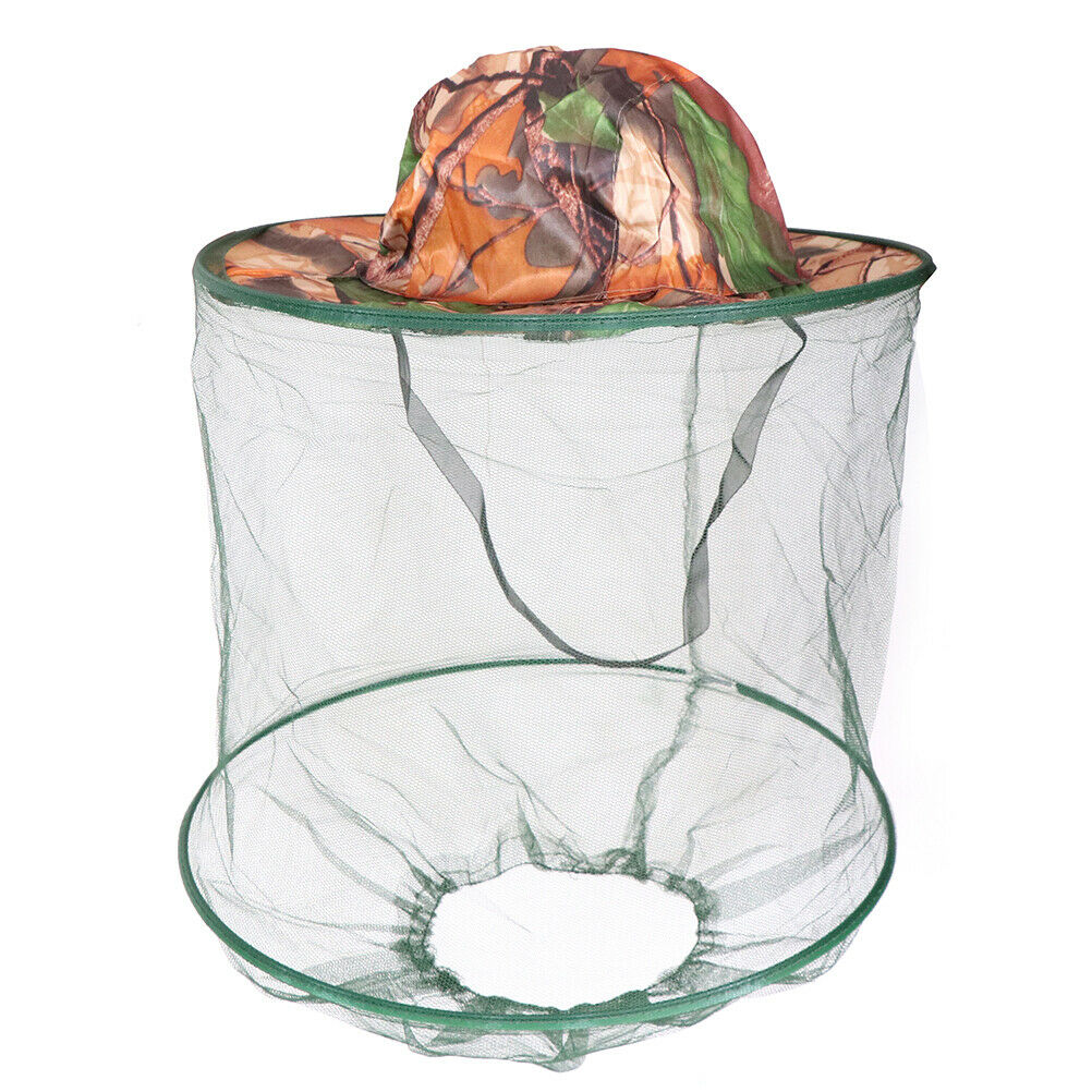 Camouflage outdoor fishing hat mosquito net beekeeping hat YA .l8